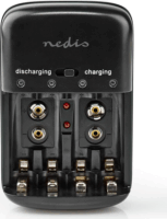 Nedis BACH07 4x AA/AAA/E-Blokk NiMH Akkumulátor Töltő