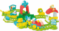 Baby interaktív színes kis-vonat szett farm kiegészítőkkel