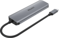 Unitek H1107A USB 3.2 Gen 1 HUB (4+1 port) Szürke