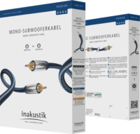 Inakustik Premium Mono-Subwoofer kábel 5m (RCA apa - RCA apa)