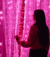 Twinkly Curtain okos beltéri és kültéri karácsonyfa LED fényfüzér 2,1m - RGBW