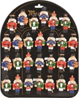 Iris Katona alakú 3x5x1cm karácsonyi hűtőmágnes