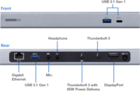 Aten UH7230 Dokkoló Thunderbolt 3 eszközökhöz