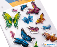 Herma: pillangók matrica