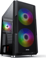 Modecom Amirani ARGB Számítógépház - Fekete