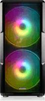 Modecom Amirani ARGB Számítógépház - Fekete
