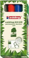 Edding 22 Ecoline 1-5mm permanent marker (4db) - Vegyes színű