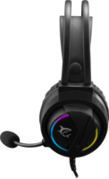 White Shark WOLF Gaming Headset Fekete