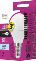 Emos classic MINI LED gömb izzó 6W 470lm 6500K E14 - Hideg fehér