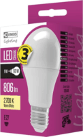 Emos Classic LED izzóA60 9W 806lm 2700K E27 - Meleg fehér