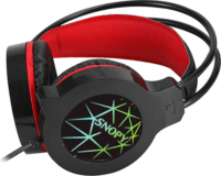 Snopy SN-GX7 CRAZY Gaming Headset Fekete/Piros