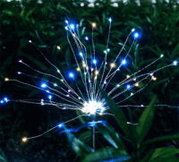 IRIS DL-011RGB-90LED szolár LED dekorációs fény (3 db) - RGB