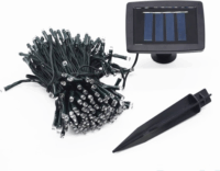 IRIS DL-019CW-100LED szolár LED dekorációs fényfüzér 12.2m - Hideg fehér