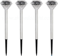 IRIS DL-007CW-SBL szolár LED Kerti dekorációs fény (4 db)