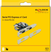 Delock 2x Soros RS-232 port PCI-E Bővítőkártya