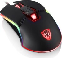 Motospeed V20 RGB Gaming Egér - Fekete