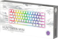 Razer Huntsman Mini (Purple Switch) Mechanikus USB Gaming Billentyűzet US - Fehér (Mercury)