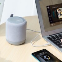 HOCO UPA14 Aux Audio kábel 1m - Szürke (3.5mm jack apa - 3.5mm jack apa)