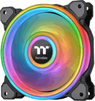 Thermaltake Riing Quad 12 RGB 120mm PWM rendszerhűtő - Fekete