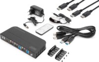 Digitus DS-12850 Displayport 2-port KVM Switch
