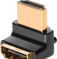 AudioQuest HDMI Type A anya - HDMI Type A anya aranyozott csatlakozós 90 fokos adapter