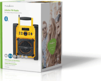 Nedis RDFM3100YW Elemes hordozható FM Rádió