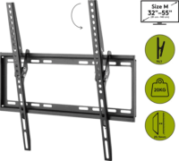 Goobay Basic Tilt M 32"-55" LCD TV/Monitor fali tartó Fekete