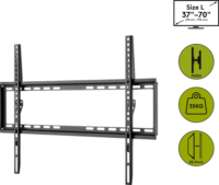Goobay Basic Fixed L 37"-70" LCD TV/Monitor fix fali tartó Fekete
