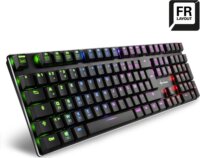 Sharkoon PureWriter RGB (Kailh Blue) Mechanikus USB Gaming Billentyűzet FR - Fekete