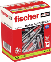 Fischer DuoSeal 6x38 S PH TX A2 Dübel (50 db/csomag)