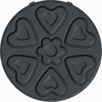 TOO AP-307B-HCP szív formájú kiegészítő sütőlap