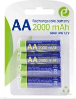 Gembird EG-BA-AA20R4-01 Ni-MH 2000mAh AA Újratölthető Ceruzaelem (4db/csomag)