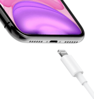 Xiaomi Mi USB-C apa - Lightning apa Adat- és töltőkábel 1m - Fehér