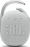 JBL Clip 4 Bluetooth vízálló hordozható hangszóró - Fehér