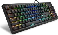 Sharkoon SKILLER SGK30 (Piros) Mechanikus USB Gaming Billentyűzet US - Fekete