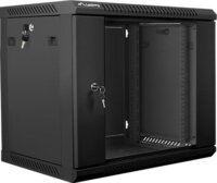 Lanberg 19" fali rack szekrény 9U 600x450mm - fekete