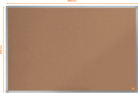 NOBO Essence Parafatábla 90x60cm - Barna