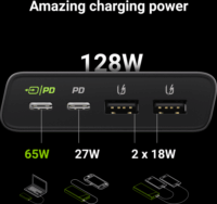 Green Cell GC PowerPlay Ultra Power Bank 26800mAh Fekete
