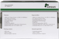 Inter-Tech Argus HD-25620 2.5" USB 3.0 Külső HDD ház - Fekete/Fehér