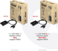 Club3D DisplayPort apa > DVI-D anya HDCP OFF aktiv adapter