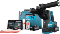 Makita HR004GM201 XGT Akkumulátoros Fúró-vésőkalapács (Akkuval és töltővel)