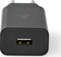 Nedis Hálózati USB töltő 10.5W + USB - MicroUSB töltőkábel 1m - Fekete