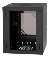 Stalflex 10" Fali rack szekrény 6U 300x300mm - Fekete