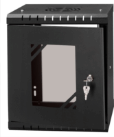 Stalflex 10" Fali rack szekrény 6U 300x300mm - Fekete