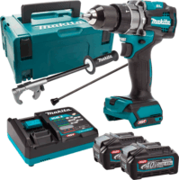 Makita HP001GD201 XGT Akkumulátoros Fúró-vésőkalapács (akkuval és töltővel)