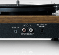 Lenco LS-100WD Lemezjátszó hangfal szettel - Barna