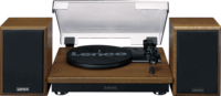 Lenco LS-100WD Lemezjátszó hangfal szettel - Barna