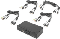 Digitus DS-12880 HDMI 4-port KVM Switch