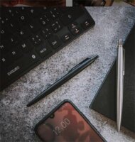 Parker Royal Jotter XL nyomógombos matt fekete golyóstoll fekete klippel - 0,7 mm / Kék