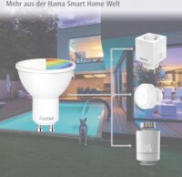 HAMA WIFI LED Okos Izzó 5,5W 400lm GU10 - RGB